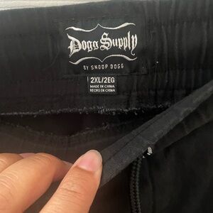 Dogg Supply Black Cargo Joggers